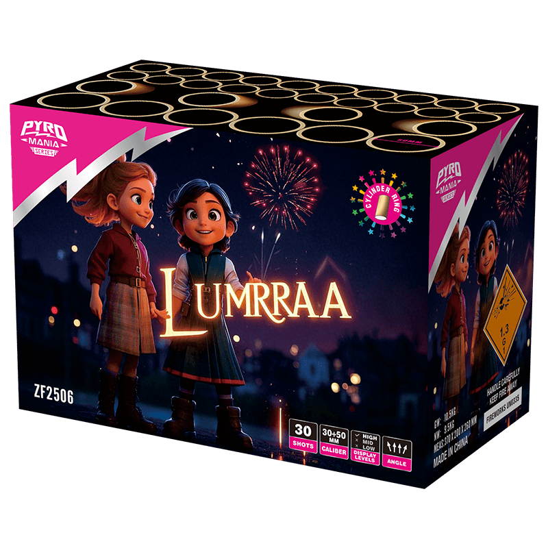 Lumirra 30 Shots With Cylinder Shell Cake ZF2506