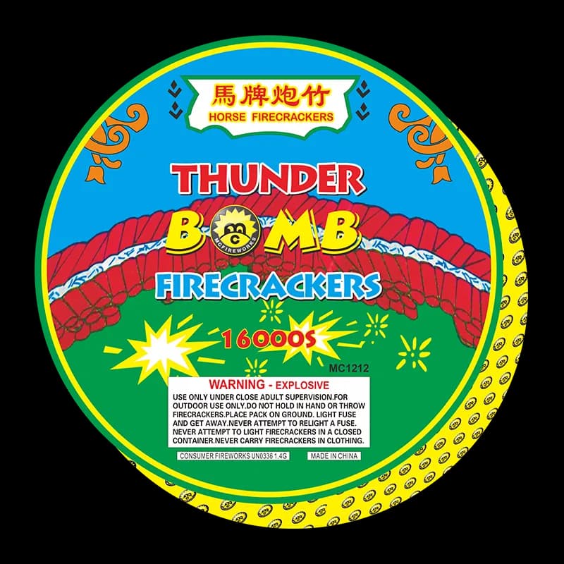 16000S Thunder Bomb Firecrackers MC1212 1