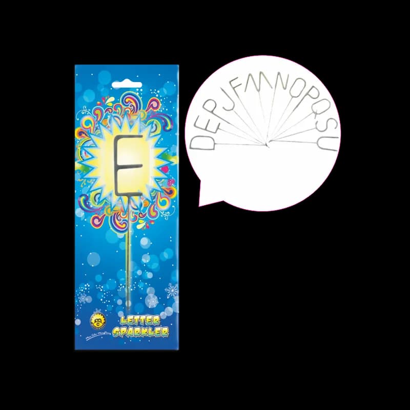 Letter Sparklers MC1310