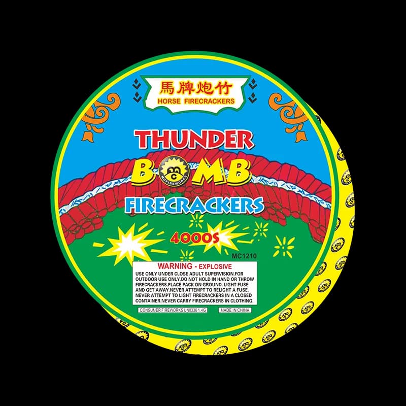 4000S Thunder Bomb Firecrackers MC1210 1