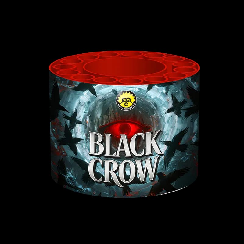 McFireworks BLACK CROW 15 Shots Round Cake ZF2612 thumbnail 2