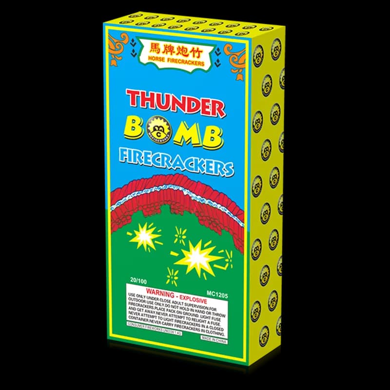 100s Thunder Bomb Firecrackers MC1205