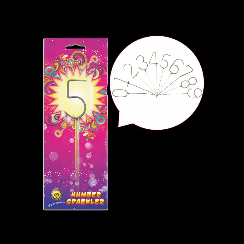 Number Sparklers MC1309 1