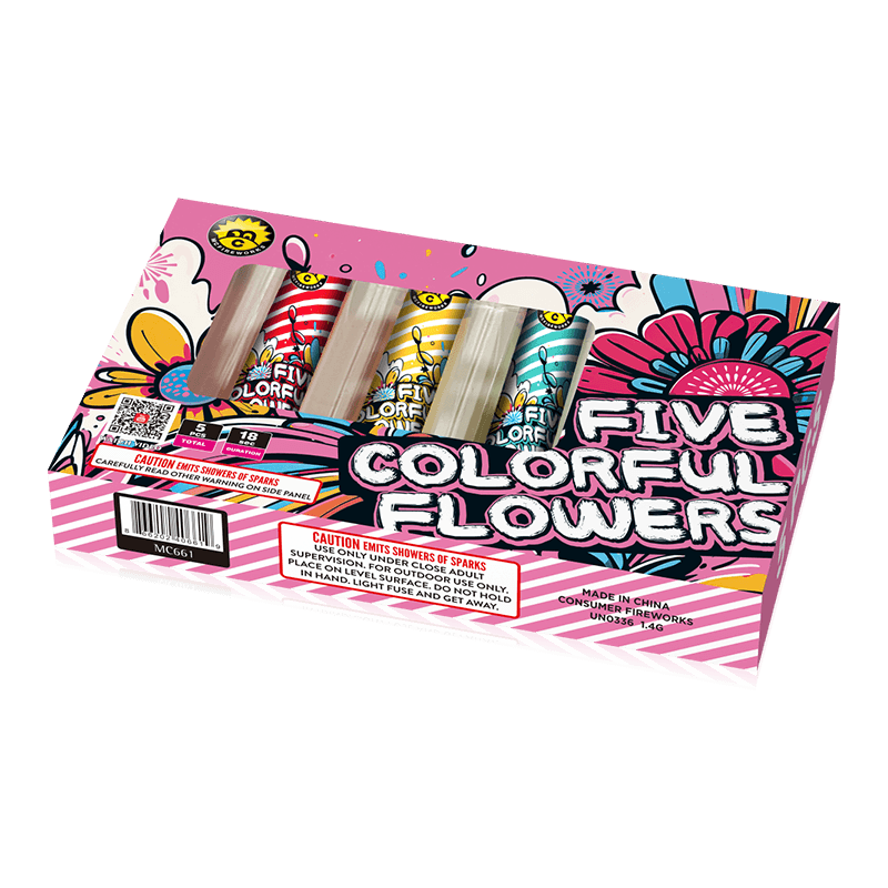 Five Colorful Flowers  F1 Fountain MC661