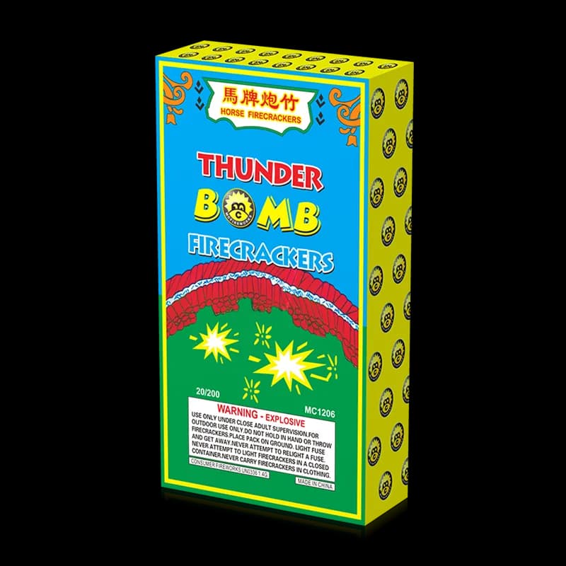 200s Thunder Bomb Firecrackers MC1206