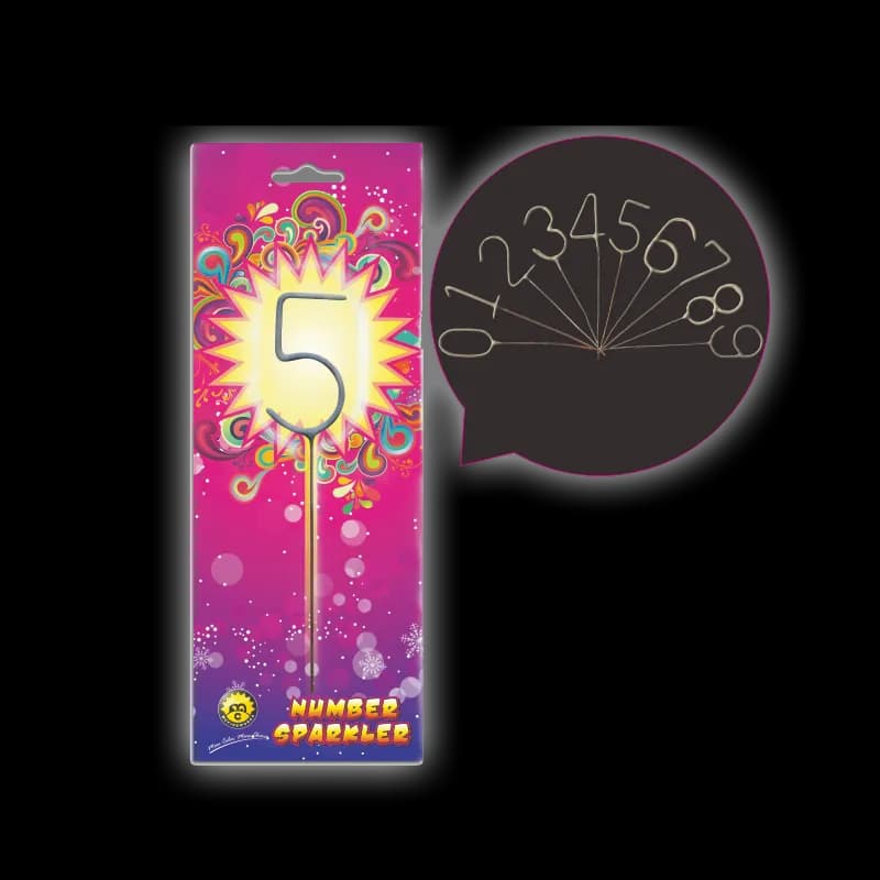 Number Sparklers MC1309 1