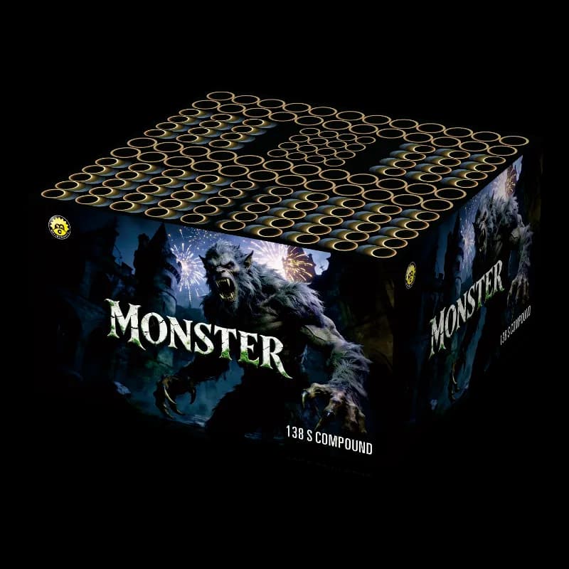 McFireworks MONSTER 138 Shots Compound Cake ZF2652