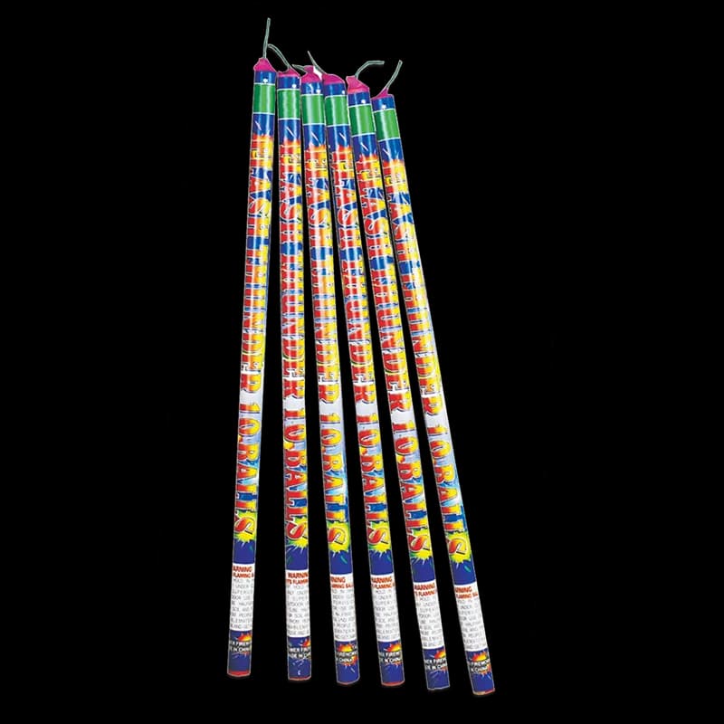 10 Ball Flash Thunder Roman Candle MC709