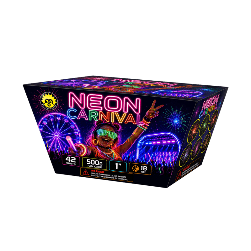 McFireworks Neon Carnival 42 shots 500G Cake MC591