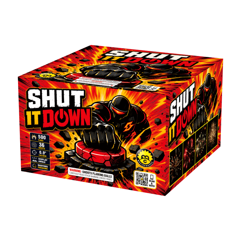 McFireworks Shut It Down 36 Shots 500G Cake MC593A
