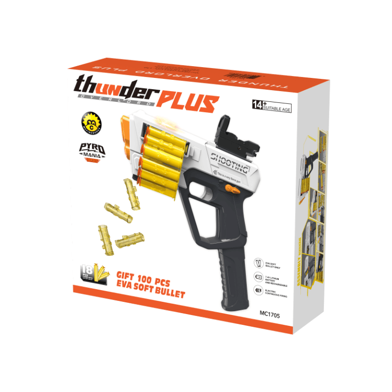 McFireworks Thunder overload plus adult snaps toy gun MC1705
